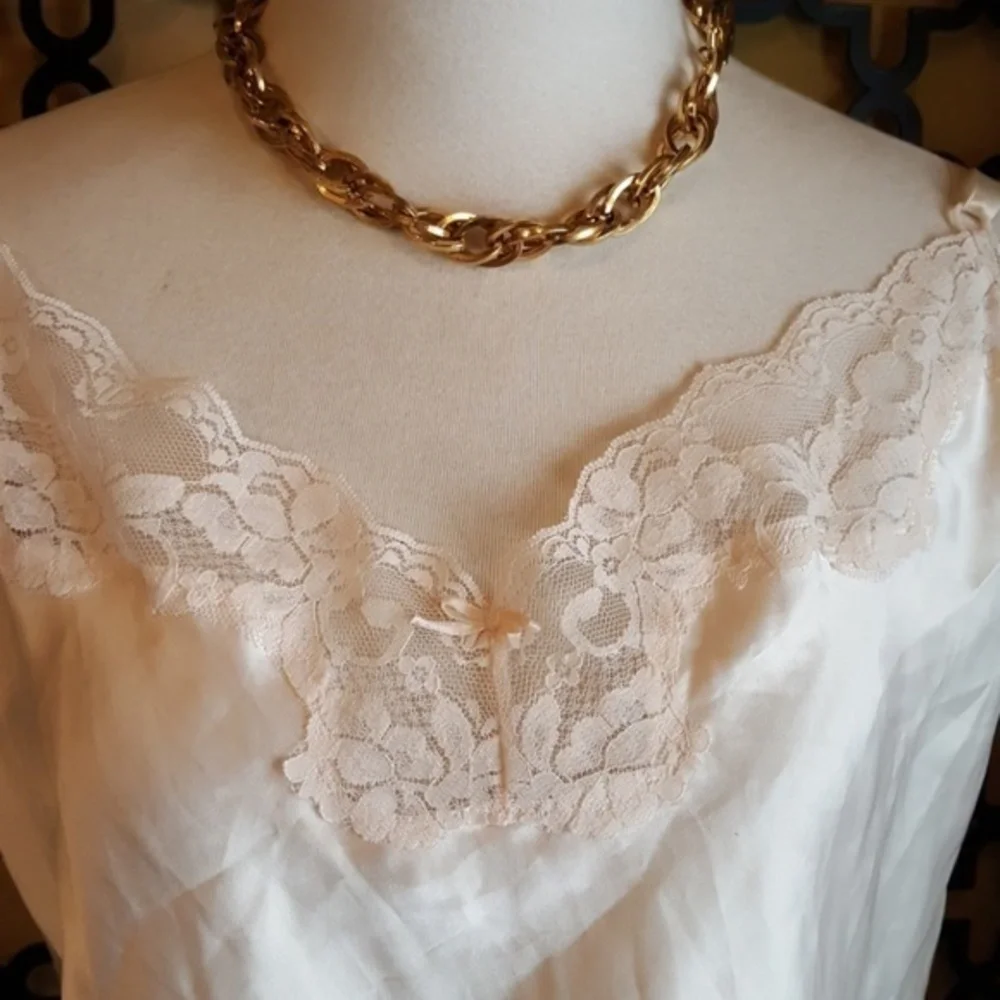 CHUNKY GOLD VTG CHAIN GOLD‎ CHOKER NECKLACE - Picture 3 of 3